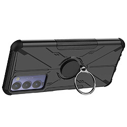 Coque en TPU 2-en-1, airbag quatre coins avec béquille pour votre Tecno Camon 18 - noir