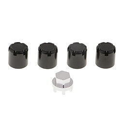 4pcs métal m4 10x10mm 1/10 rc véhicule attache écrous accessoires de jante de roue a