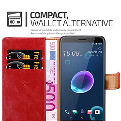 Acheter Cadorabo Coque HTC Desire 12 Etui en Rouge