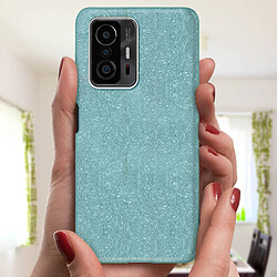 Acheter Avizar Coque Xiaomi 11T et 11T Pro Paillette Amovible Silicone Semi-rigide Bleu