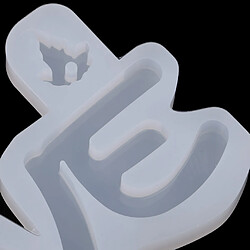 Acheter Chinois caractère silicone moule nom de famille silicone moule diy artisanat 114x57mm un