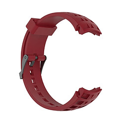 Avis Wewoo Bracelet pour montre connectée Dragonne de remplacement en silicone SUUNTO Terra Vin rouge