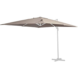 Habitat Et Jardin Toile pour parasol jardin déporté Sun 4 - 3 x 4 m - Taupe