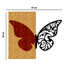 Avis EPIKASA Décoration Murale en Métal et Bois Papillon 1