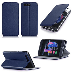 Etui luxe Huawei Honor 9 Ultra Slim bleu Style Cuir avec stand - Housse coque de protection pour Huawei Honor 9 4G/LTE Dual Sim bleue 2017 / 2018 - Accessoires pochette XEPTIO : Exceptional case !