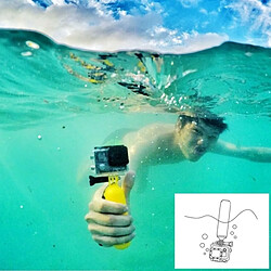 Wewoo Poignée flottante pour GoPro HERO5 Session / 5/4 / 4/3 + / 3/2/1 Bobber Hand Grip avec sangle pas cher