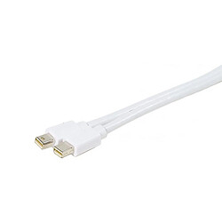 MCL Câble mini DisplayPort mâle / mâle - 2m Blanc