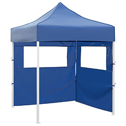 vidaXL Tente de réception pliable 2x2 m - Bleu