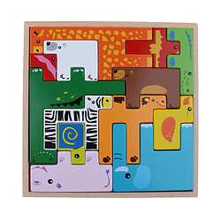 Jouet 3d puzzle multicouche cognition couleur