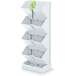 Jardin vertical Mini Cascade Prosperplast avec ciseaux pour herbes blanc