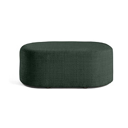 Bestmobilier Miro - pouf en velours texturé pas cher