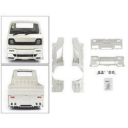 Acheter Encerclement En Plastique Large Mise à Niveau Du Corps Bricolage Pour 1/10 WPL D12 RC Voiture Camion Van Argent