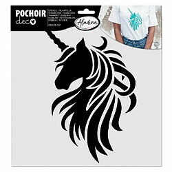 AladinE Pochoir pour textiles - Licorne