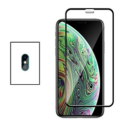 PHONECARE Kit Film Caméra Arrière + Film de Verre Trempé 5D Full Cover pour iPhone XS Max