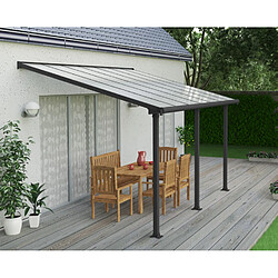 Pergola 12.5m² gris anthracite - 704217 - PALRAM