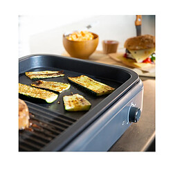 Acheter Plancha gril électrique 2000w 43x28cm bleu - DOC289 - LIVOO