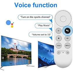 Avis SANAG G9N9N Telecommande Vocale Bluetooth Pour Google Chromcast Tv 4K Snow, Remplacement Telecommande Google Avec Netflix Et Youtube Buttons(Telecommande Uniquement)