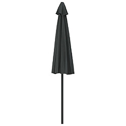 Acheter vidaXL Parasol de balcon et mât en aluminium Anthracite 270x144cm Demi