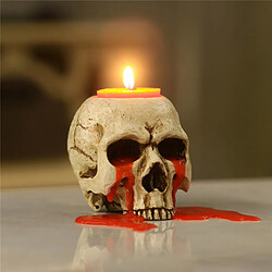 Avis Bougeoir Crying Skull Candlestick Taper