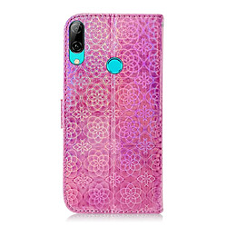 Avis Wewoo Housse Coque Pour Huawei P Smart 2019 Couleur unie Boucle magnétique colorée Etui à rabat horizontal en cuir PU avec support et fentes cartes et portefeuille et lanière rose