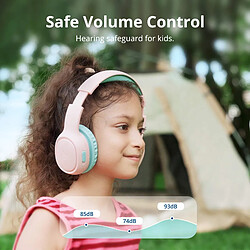 Casque pour enfants Tronsmart KH02 Basic Bluetooth sans fil Princesse rose pas cher