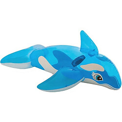 Totalcadeau Personnage pour piscine gonflable en forme de dauphin (152 x 114 cm) piscine et mer pas cher