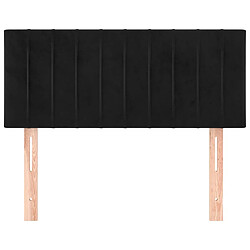 Avis Maison Chic Tête de lit moderne pour chambre - Décoration de lit Noir 100x5x78/88 cm Velours -MN74531