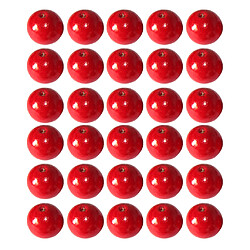 50pcs rond en bois perles diy bijoux collier artisanat faisant 10mm rouge