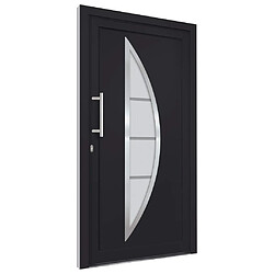 Avis vidaXL Porte d'entrée Anthracite 98x190 cm