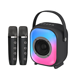 Yonis Enceinte Bluetooth Portable Karaoke Blanc Crème