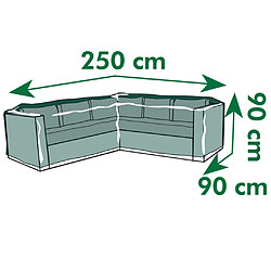 Avis Nature Housse pour meubles de jardin PE 250x90x90 cm 6031612