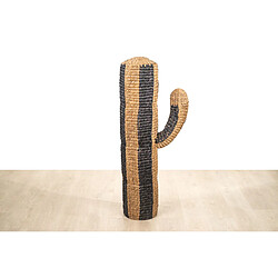 Sculpture Romimex Noir Naturel Fibre naturelle 25 x 120 x 66 cm Cactus