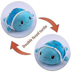 Universal Jouets en peluche de tortue réversible, flip double face petit en peluche ¼ fondï¼ ‰