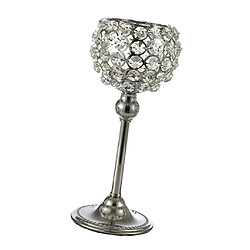 Avis Bougeoirs En Cristal Chandeliers Pour La Décoration De Table De Mariage Cadeau 25cm Or