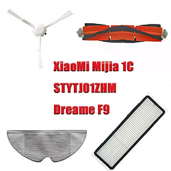 Accessoires en tissu pour aspirateur Robot XiaoMi Mijia 1C Dreame F9, filtre Hepa, brosse latérale principale