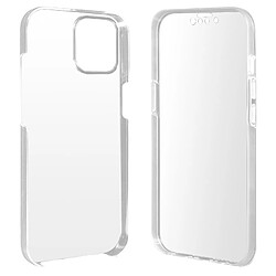 Avizar Coque Intégrale pour iPhone 13 Arrière Rigide Avant Souple Transparent