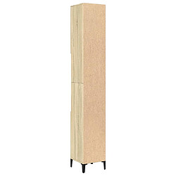 Acheter vidaXL Armoire salle de bain chêne sonoma 30x30x190 cm