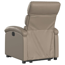 Avis vidaXL Fauteuil inclinable Cappuccino Similicuir