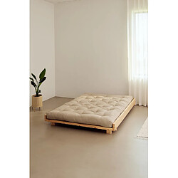 Acheter Inside 75 Lit futon SOCIAL pin laqué naturel couchage 180x200 cm