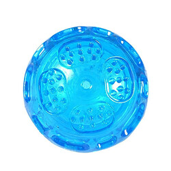 Justgreenbox Durable Squeak Ball Dog Toy Balls Funny Dog Toys pour Chiens Chiots Dentition À Mâcher, Bleu, M pas cher