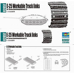 E-25 Workable Tracks links - 1:35e - Trumpeter