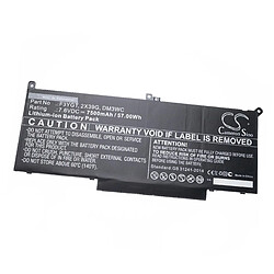 vhbw batterie compatible avec Dell Latitude 7480, 7490, 7490 (i5-8350U FHD), CTOL7480-D1506CN laptop (7500mAh, 7,6V, Li-Ion, noir)