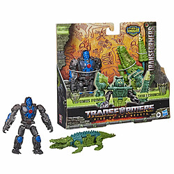 Hasbro Transformers : Rise of the Beasts Beast Alliance Combiner - Pack 2 figurines Optimus Primal & Skullcruncher 13 cm