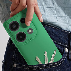 Avis Avizar Coque pour Xiaomi Redmi Note 13 Pro 4G Silicone Mat Protection Caméra Vert