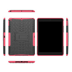 Avis Coque en TPU hybride antidérapant avec béquille rose pour votre Apple iPad 10.2 (2019)