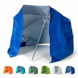 Beachline Parasol de plage portable moto pliable léger aluminium tente 200 cm Piuma, Couleur: Bleu