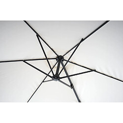 Avis Mendler Parasol de mur Casoria, parasol déporté pour balcon ou terrasse, 3m inclinable ~ crème