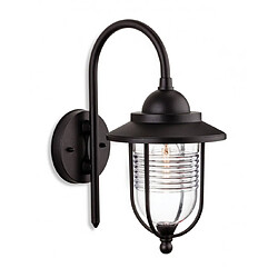 Luminaire Center Applique Oregon, noir Hauteur en cm: 34 largeur en cm: 19 Profondeur en cm: 27 Finition: noir Nombre de lumières: 1 Watttage maximum par ampoule: 60 Type de lampe: E27 Matériau: Fusion en alum