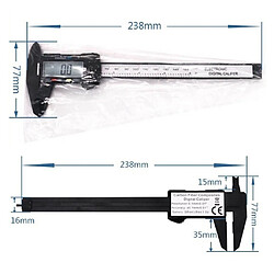 Avis Micromètre Numérique électronique à Pied à Coulisse 2x 0-6 "avec écran LCD à Arrêt Automatique Pouces / Métrique