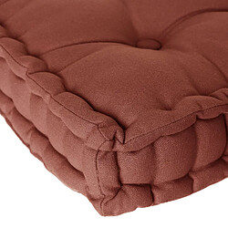 Avis Atmosphera, Createur D'Interieur Coussin de sol - 40 x 40 cm - Terracotta